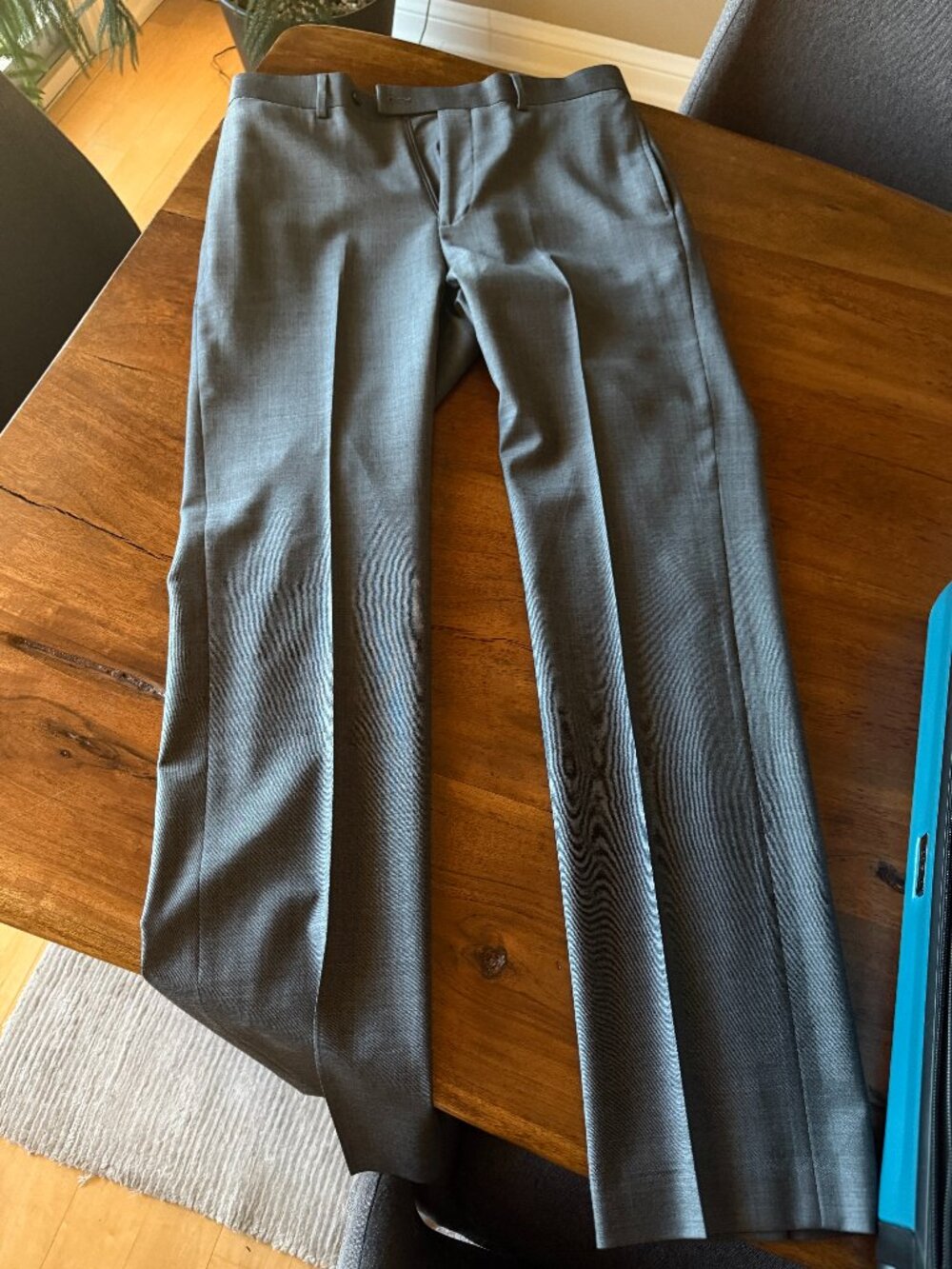 Calvin Klein Wool Dress Pants - grey 32x32